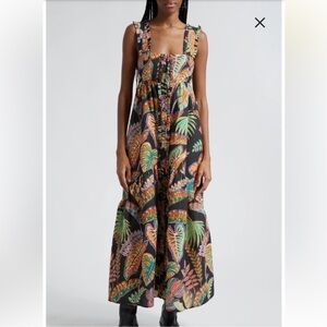 FARM Rio cool foliage Maxi dress